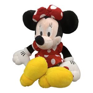 Disney Store 15" Traditional Minnie Mouse Plush Soft Toy Stuffed Animal